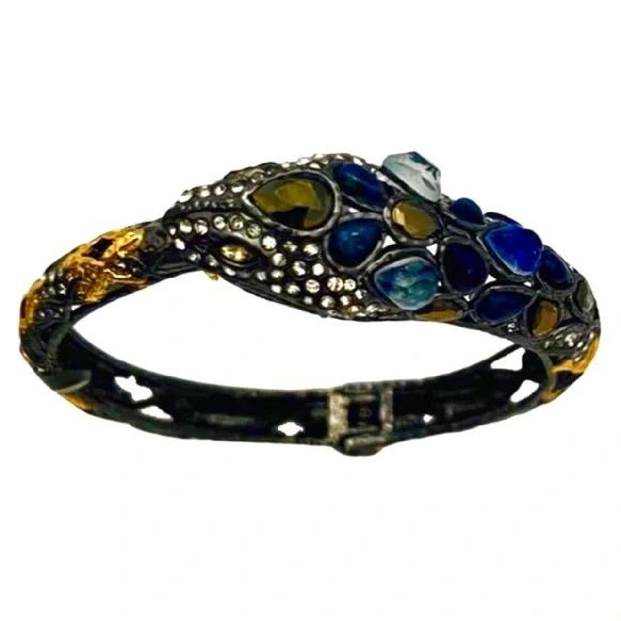 Moderne Alexis Bittar Jardin de Papillon Bracelet serpent vintage en vente