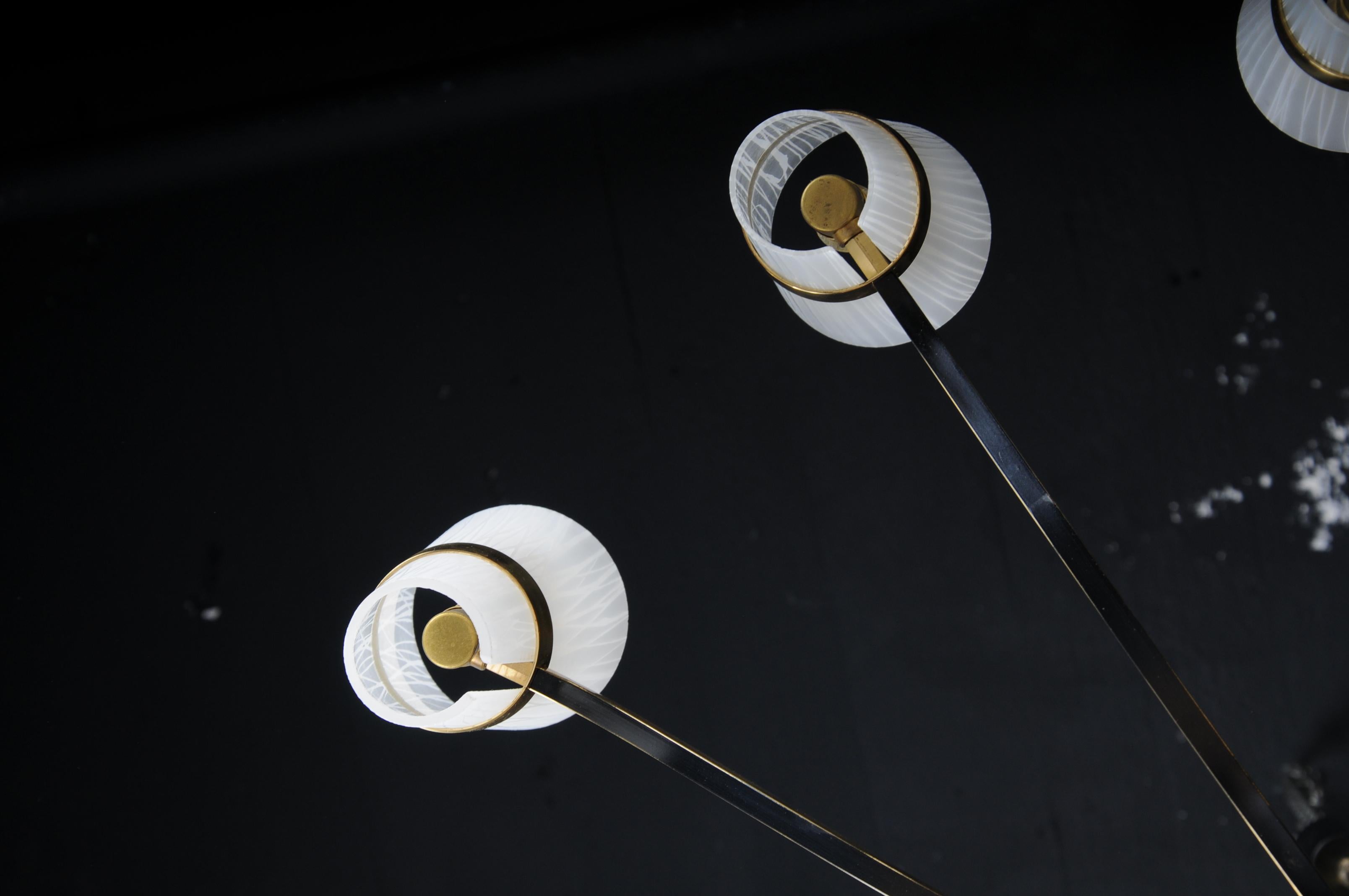 Designer-Taschenlampe, Sputnik, Messing, 1960er Jahre im Angebot 4