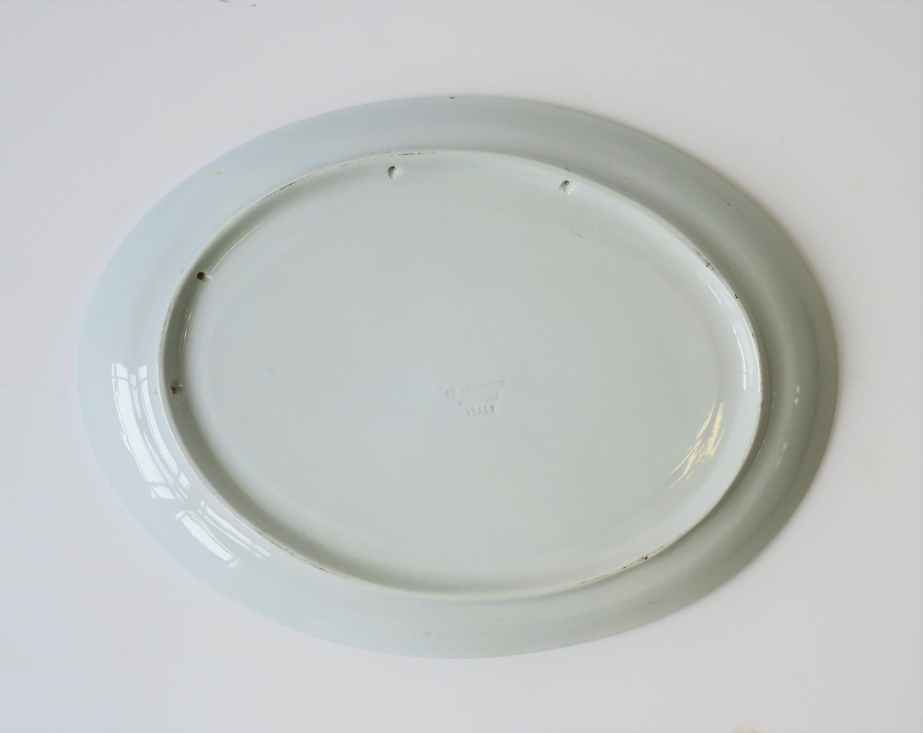 Summer Italian Lobster Dinner Plates with Forks from Sweden, Set of 6 For Sale 5