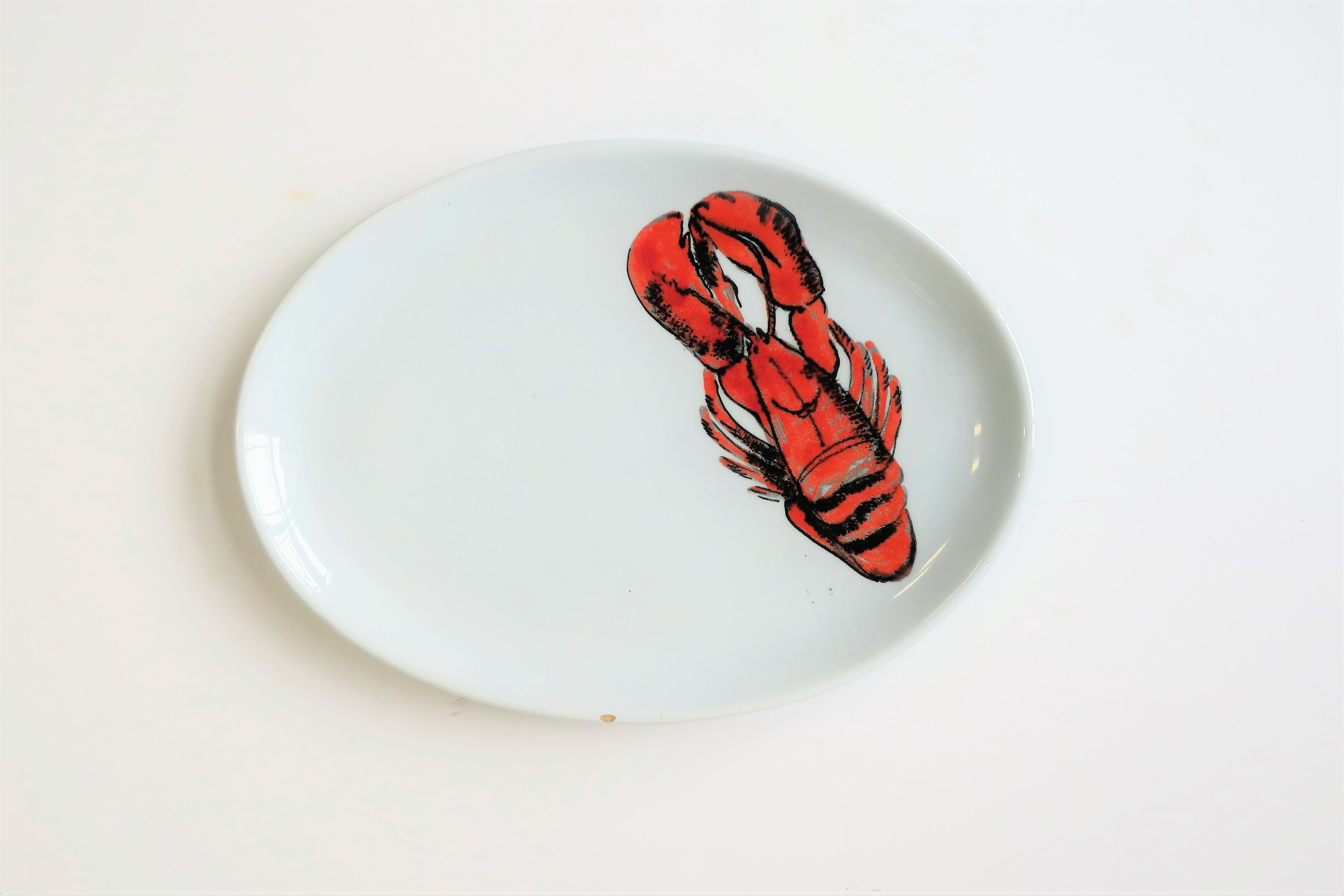 vintage lobster plates