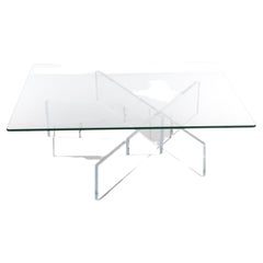 Vintage Designer Plexiglass Coffee Table, 1970s
