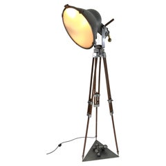 Vintage Designer Spotlight Tripod Floor Lamp