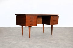 vintage desk  1960s  teak  Danish