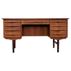 vintage desk  1960s  teak  Danish