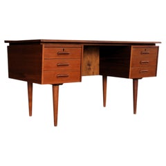vintage desk  1960s  teak  Danish