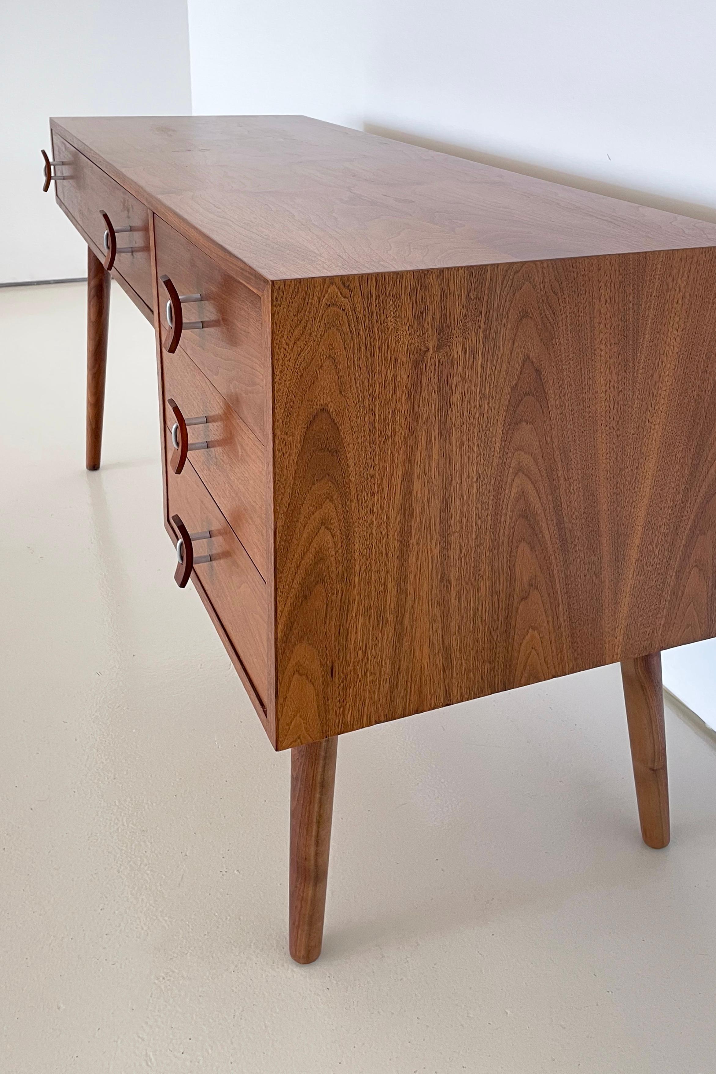 Wood Vintage Desk by Stanley Young for Glenn of California