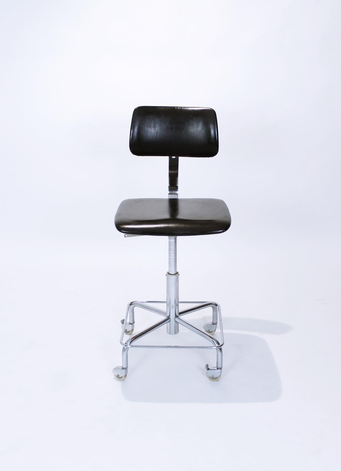 Mid-Century Modern Vintage Desk Chair by Bremshey, Germany, 1960s