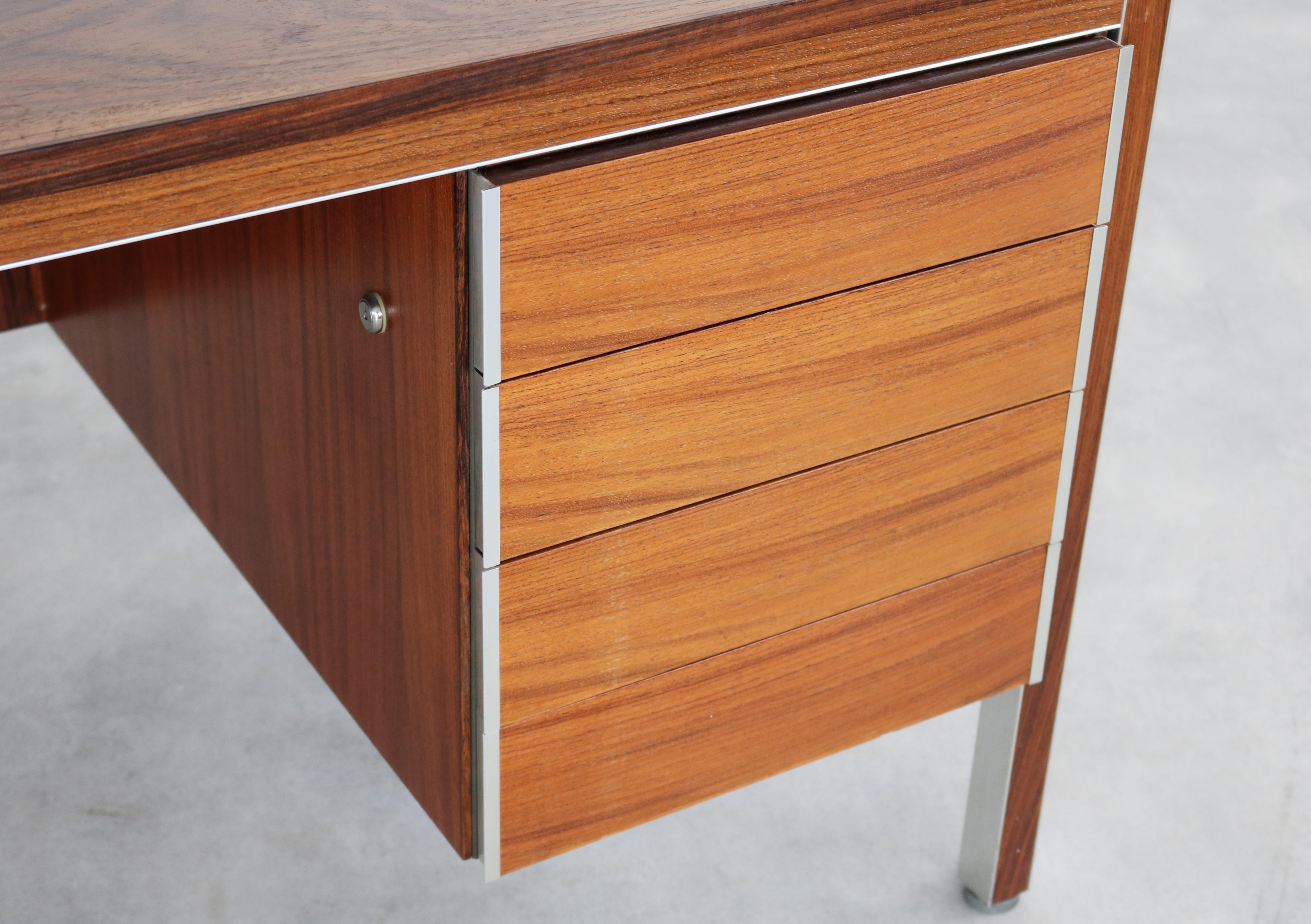 Chrome vintage desk  desk  1960s  Nipu For Sale