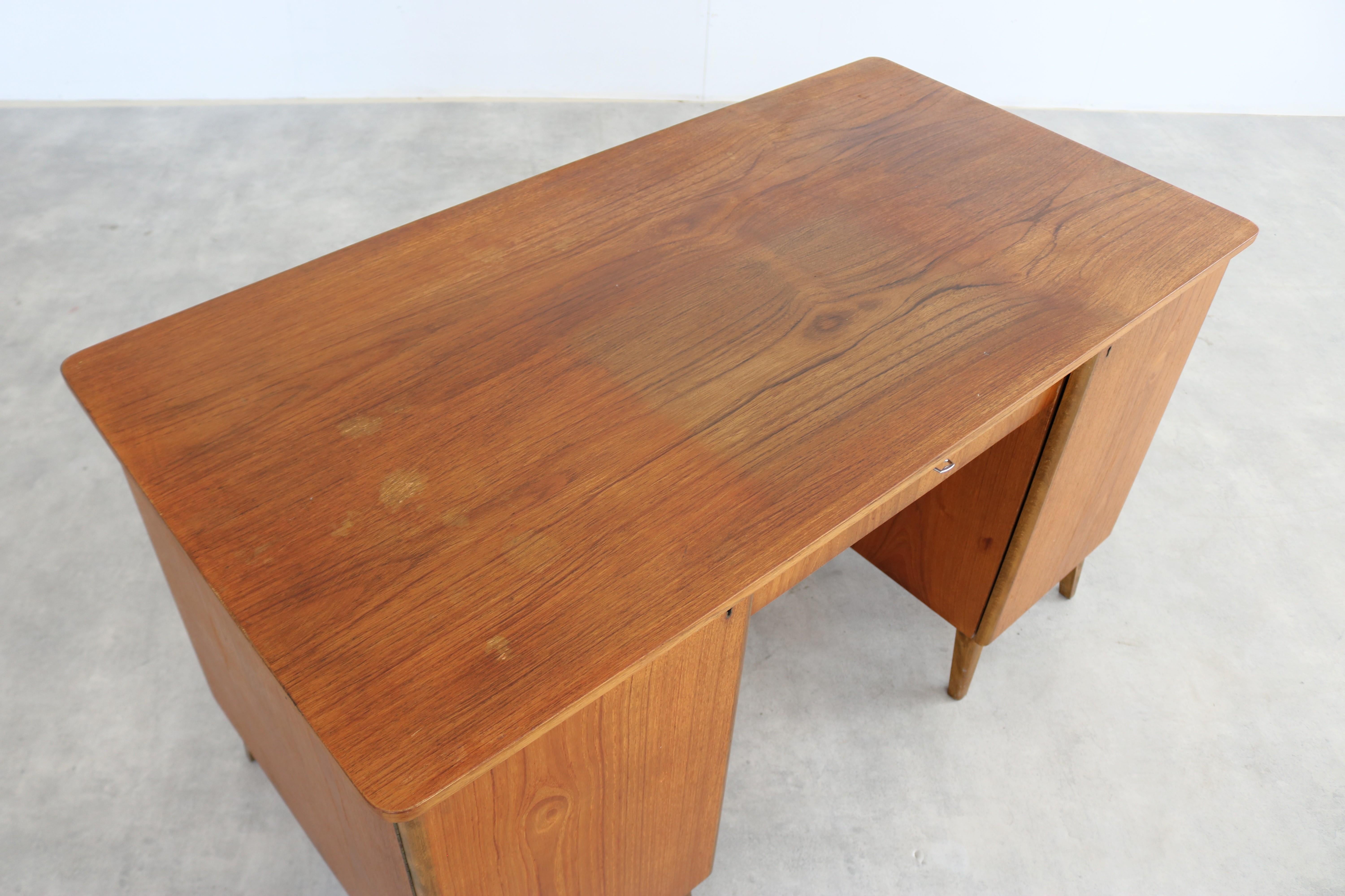 Teak vintage desk  desk  1960s  Swedish For Sale