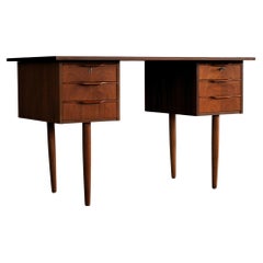 vintage desk  desk  1960s  teak  Danish