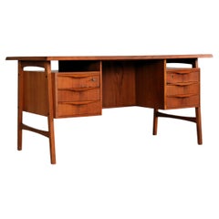 vintage desk desk 60s teak Danish