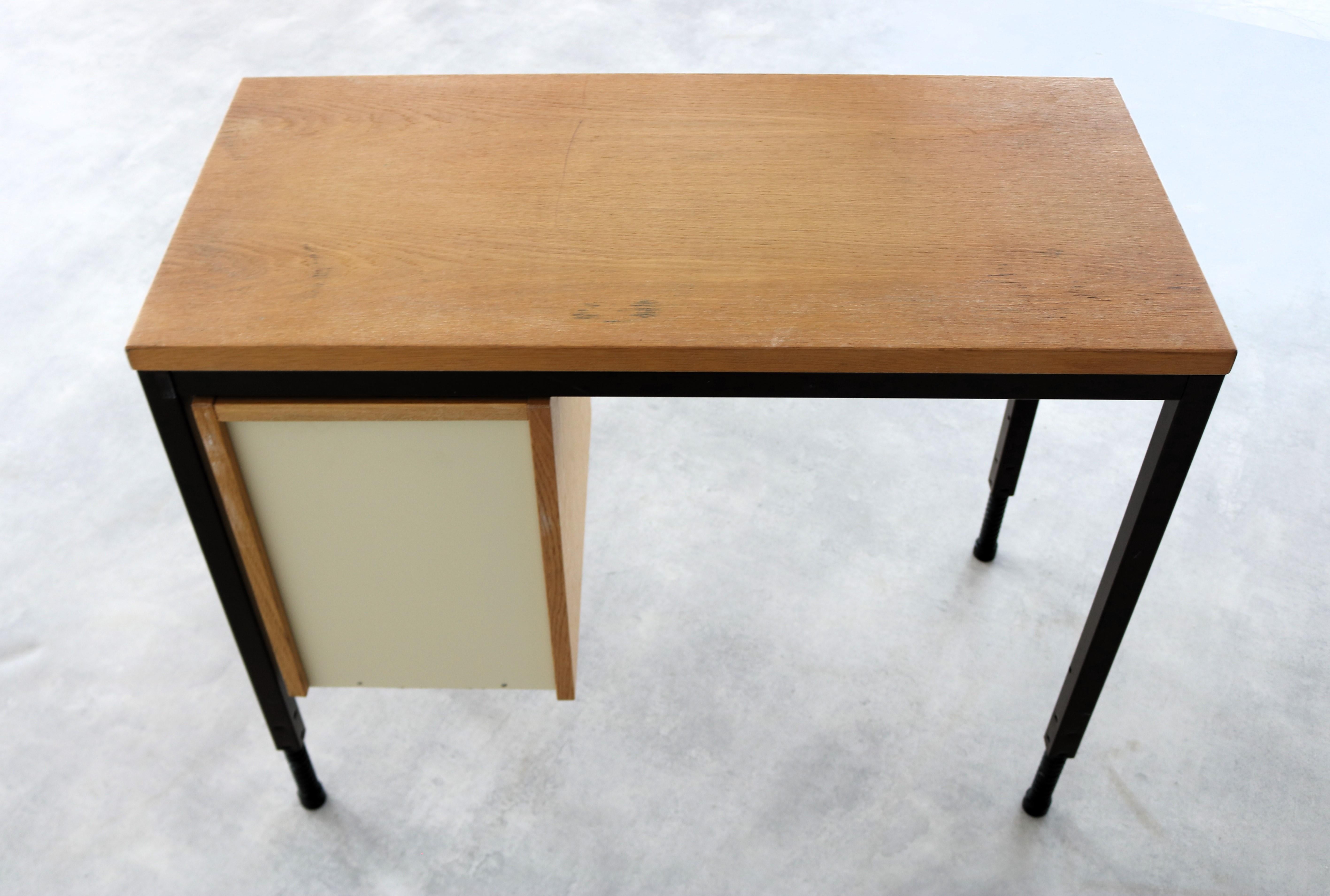 vintage desk  desk  70's  adjustable For Sale 2