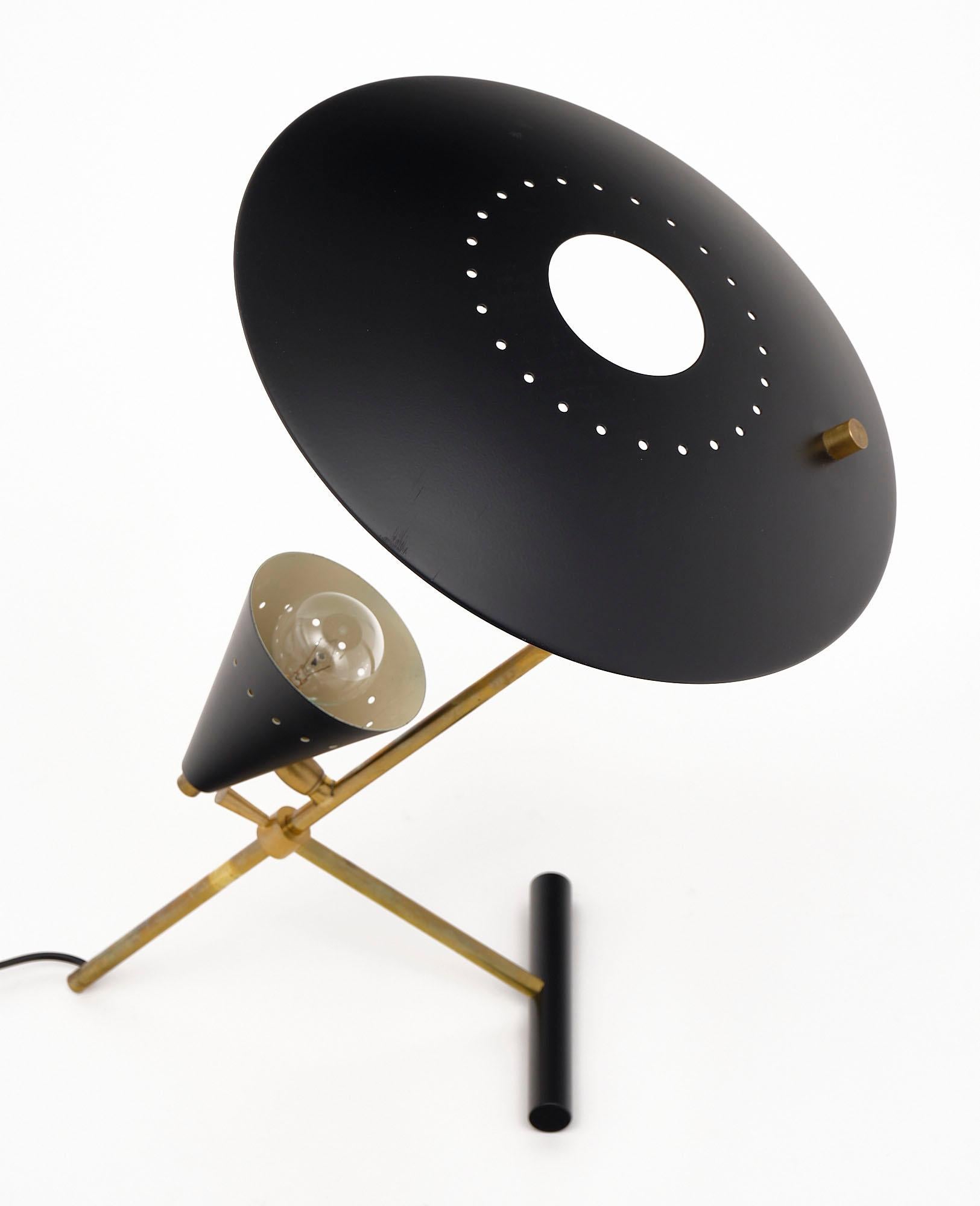 Italian Vintage Desk Lamp Attributed to Stilnovo