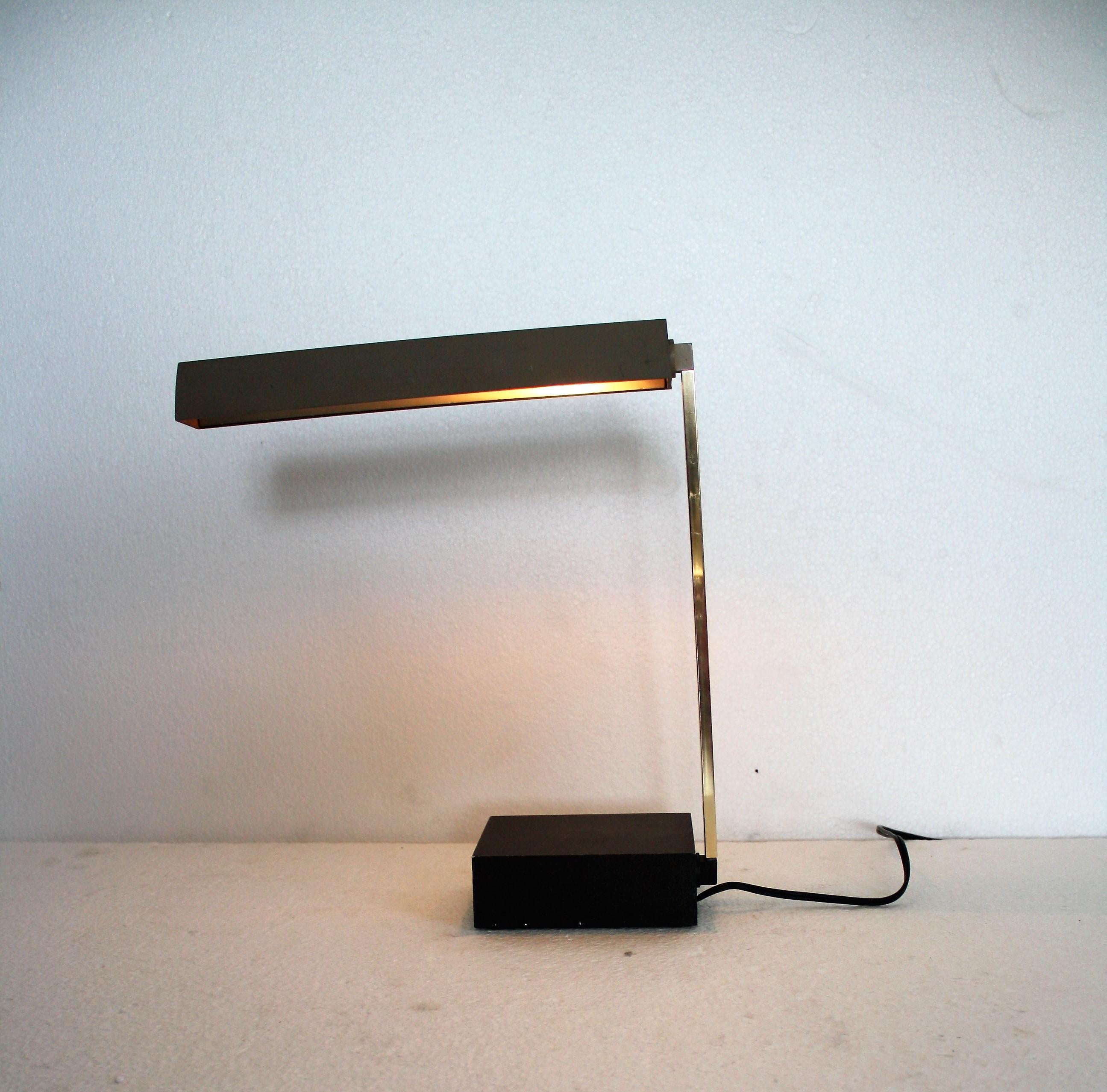 Mid-20th Century Vintage Desk Lamp by Lightolier, Model 'Baton' by Michael Lax, 1960s