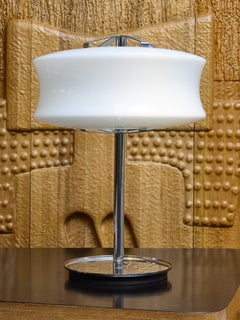 Schreibtischlampe aus Stahl und Glas von Ecolight, Vintage