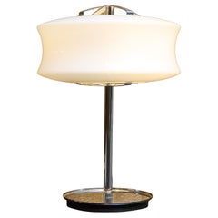 Vintage Desk Lamp in Steel and Glass by Ecolight