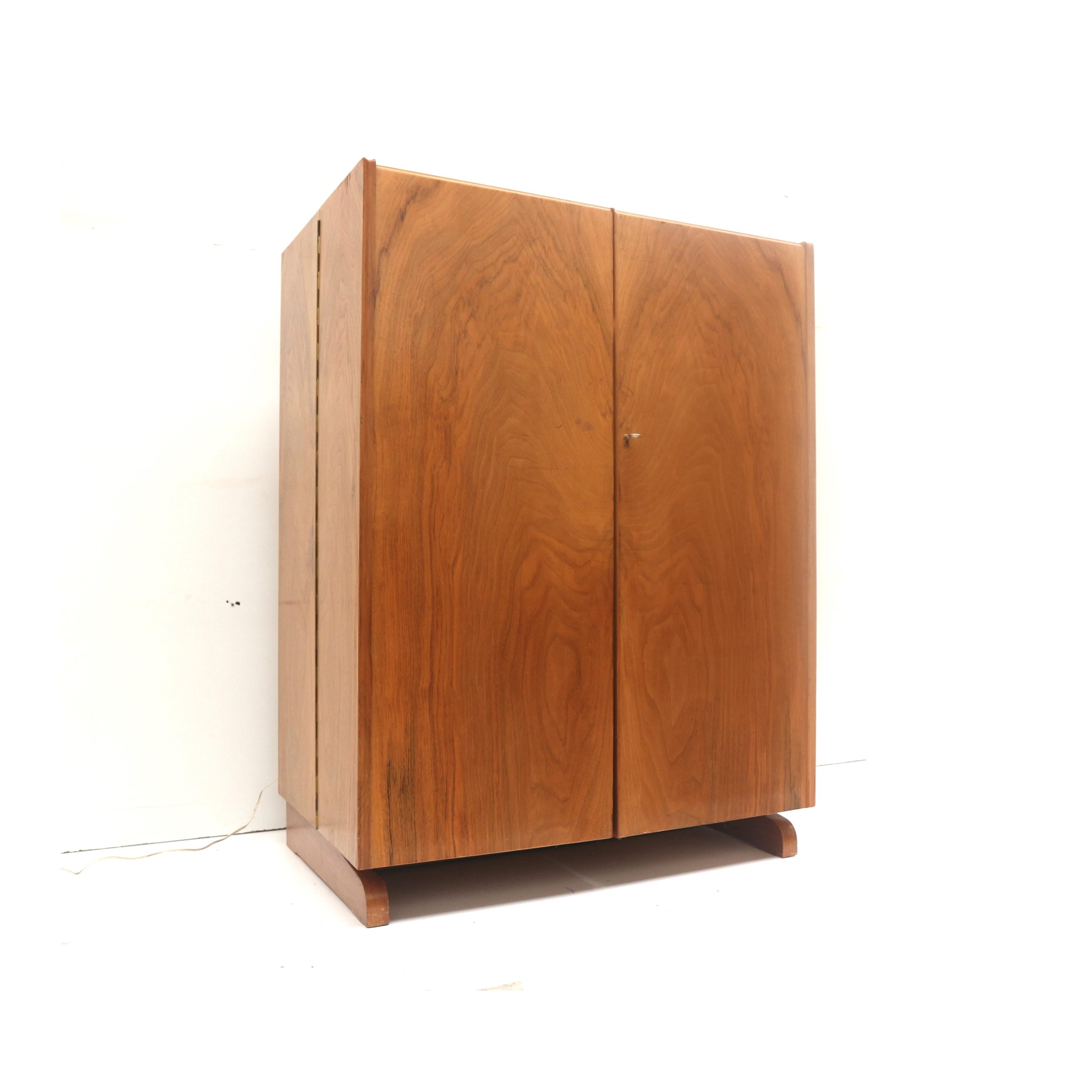 Wood Vintage desk  ‘Magic Box’ designed by Mummenthaler & Meier in 1955