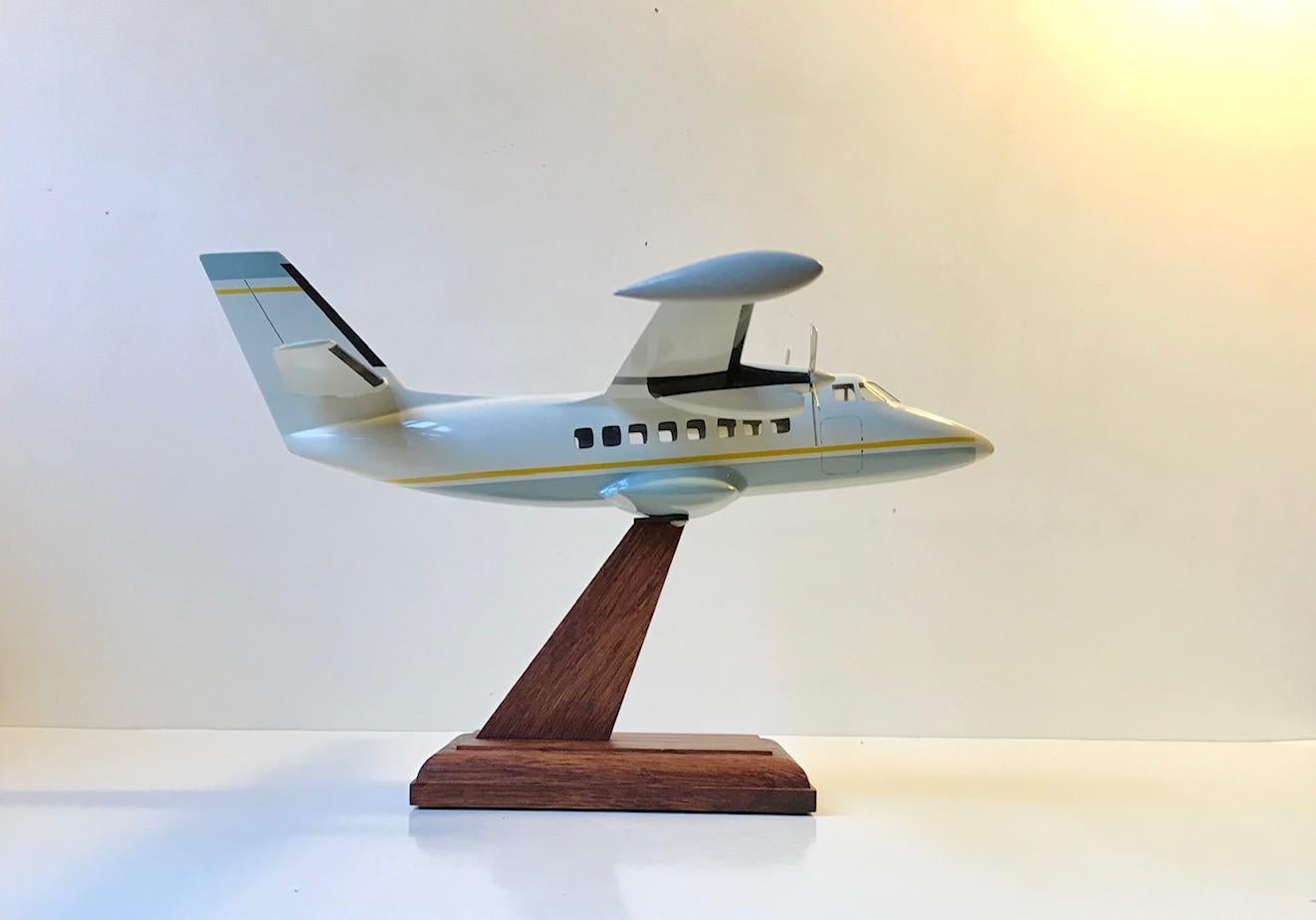Scandinave moderne Modèle réduit d'avion de bureau vintage, avion privé, Scandinavie, années 1970 en vente