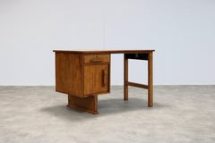 Escritorio vintage  roble  1950s  Periodo  1950s