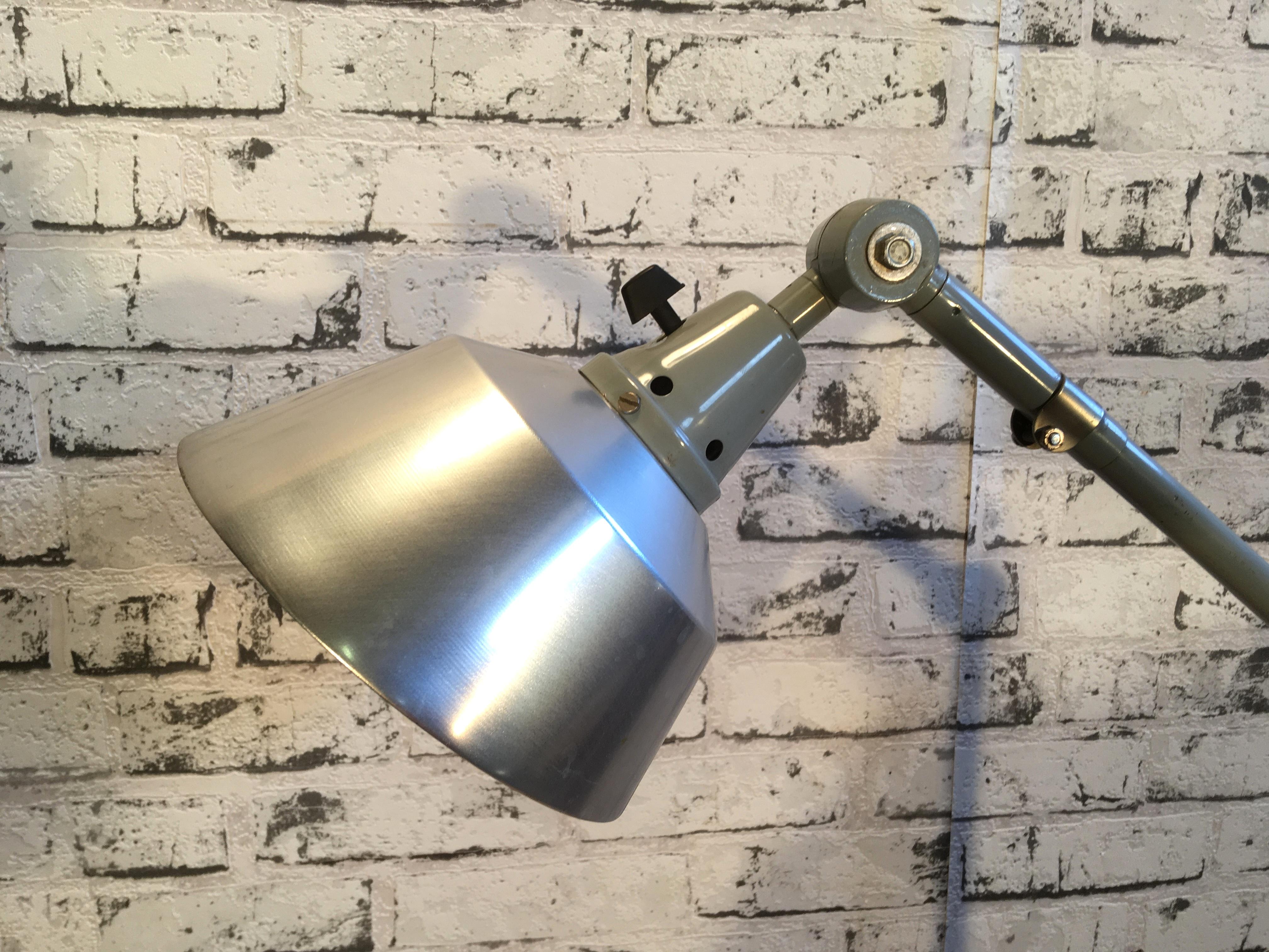 Industrial Vintage Desk or Wall Lamp by Curt Fischer for Midgard