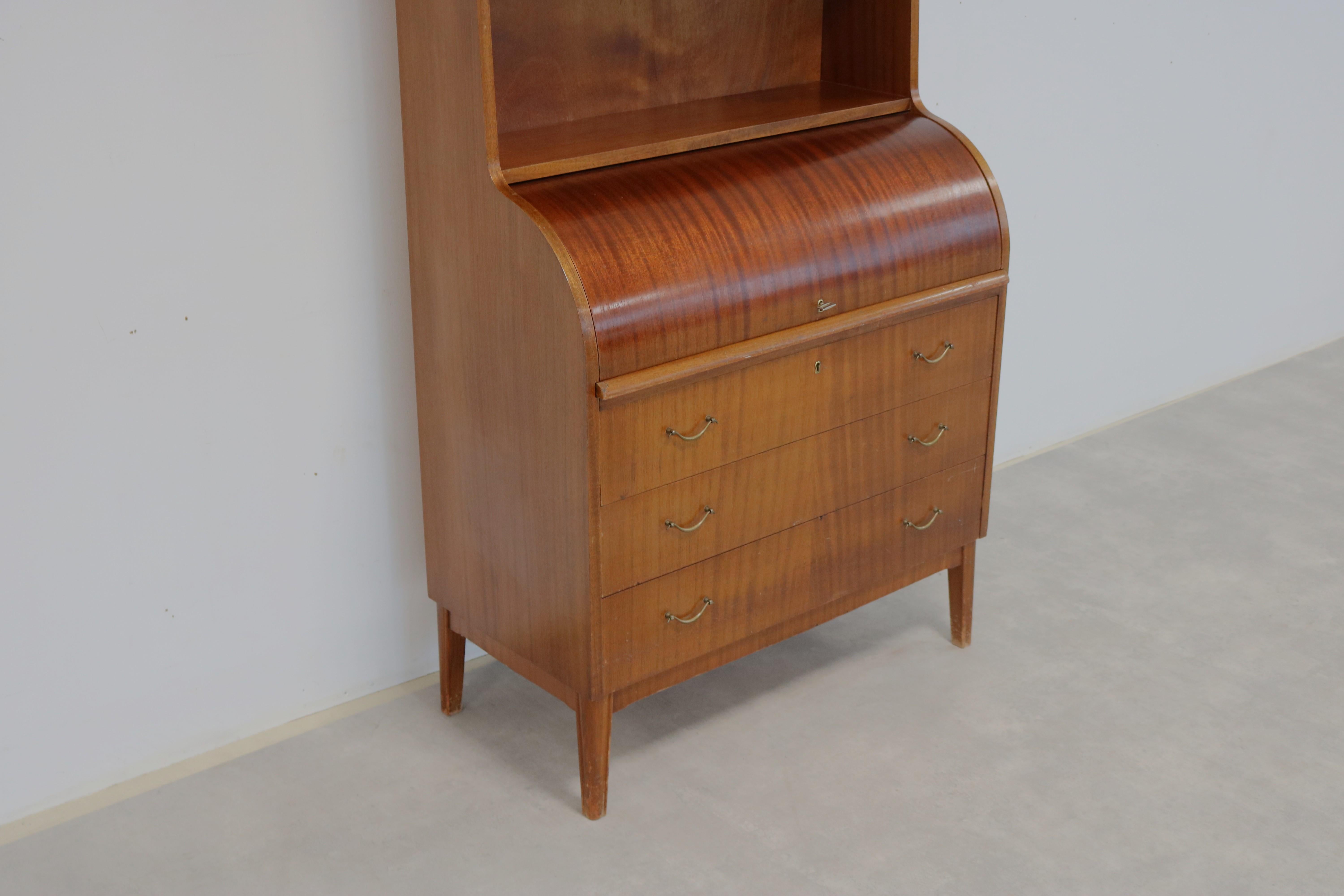 Scrivania vintage  segretario  1960s  Svezia In condizioni buone in vendita a Lemmer, NL