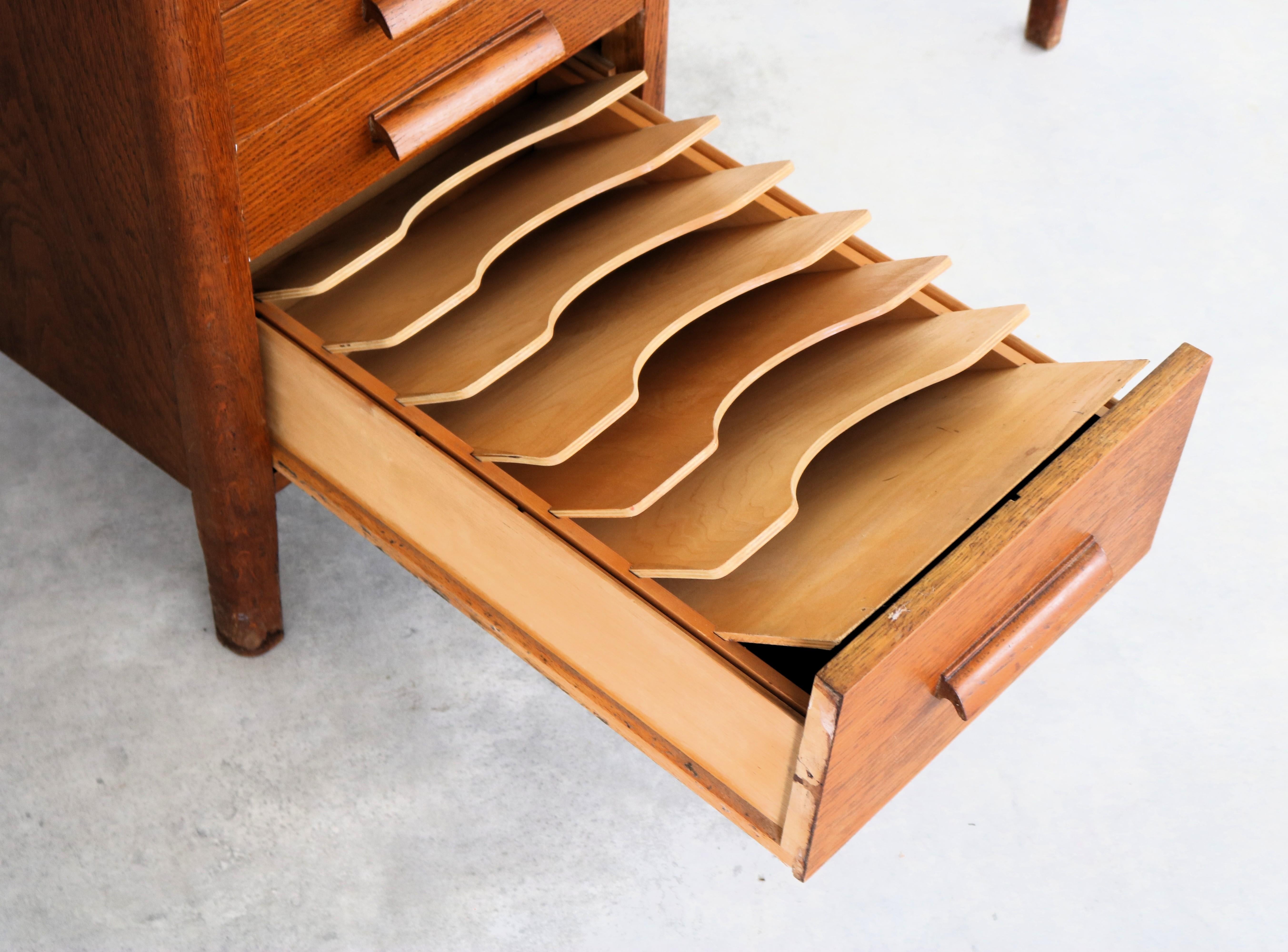 Leather Vintage desk  table  1950s  Sweden For Sale