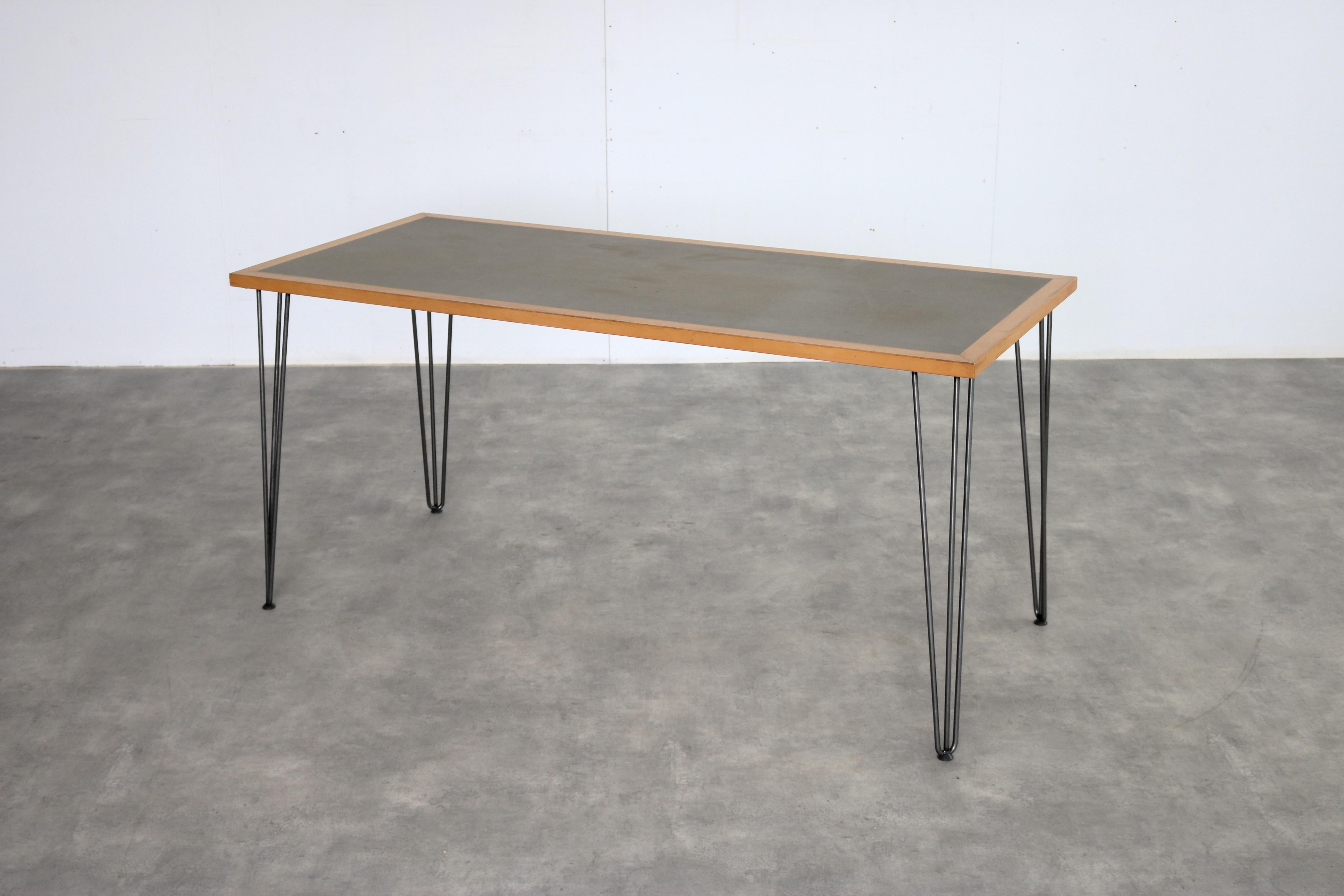 Danish vintage desk  table  70s  Magnus Olesen For Sale