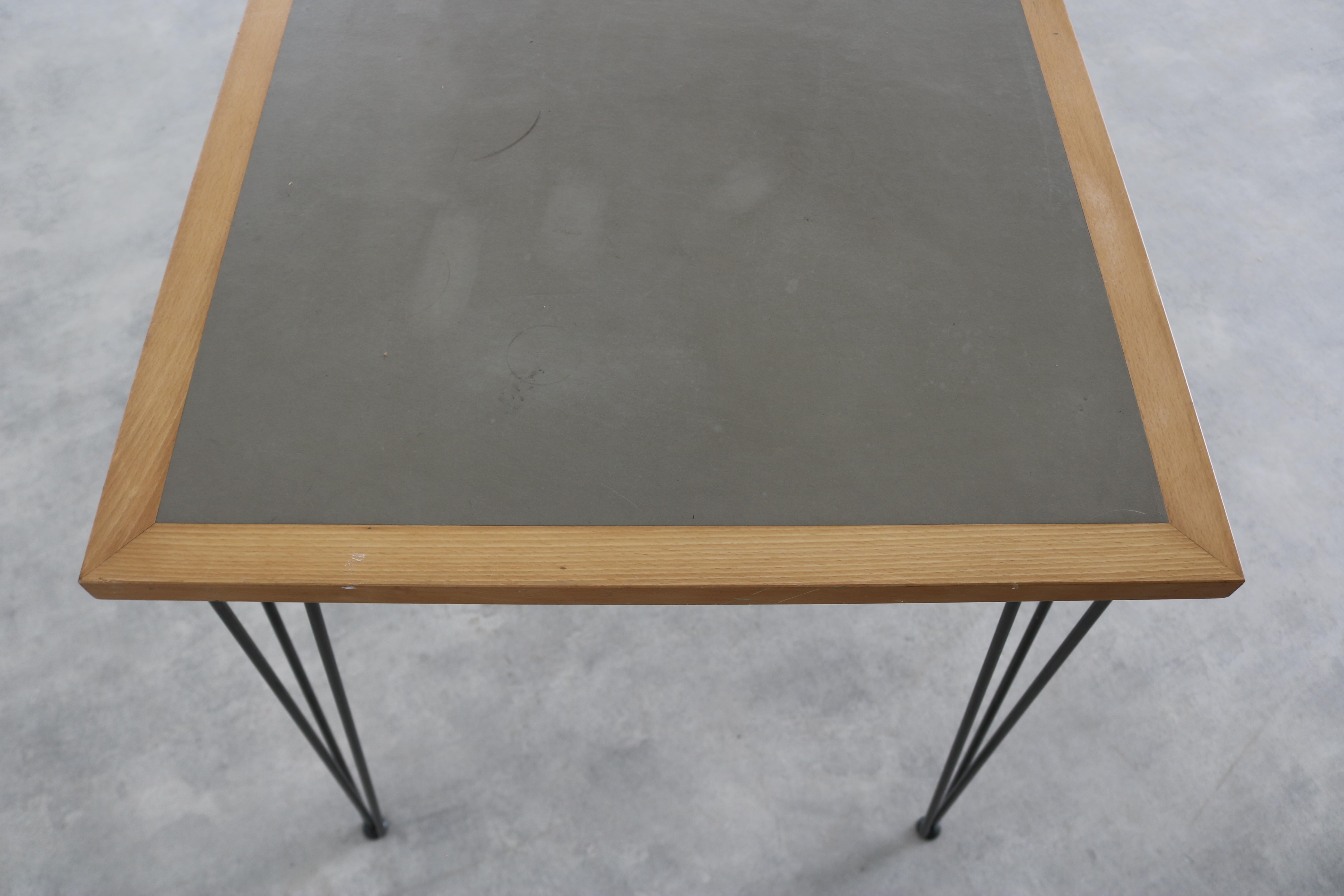 Chrome vintage desk  table  70s  Magnus Olesen For Sale