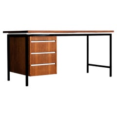 Vintage desk  teak  metal  1960s  Period  1960s