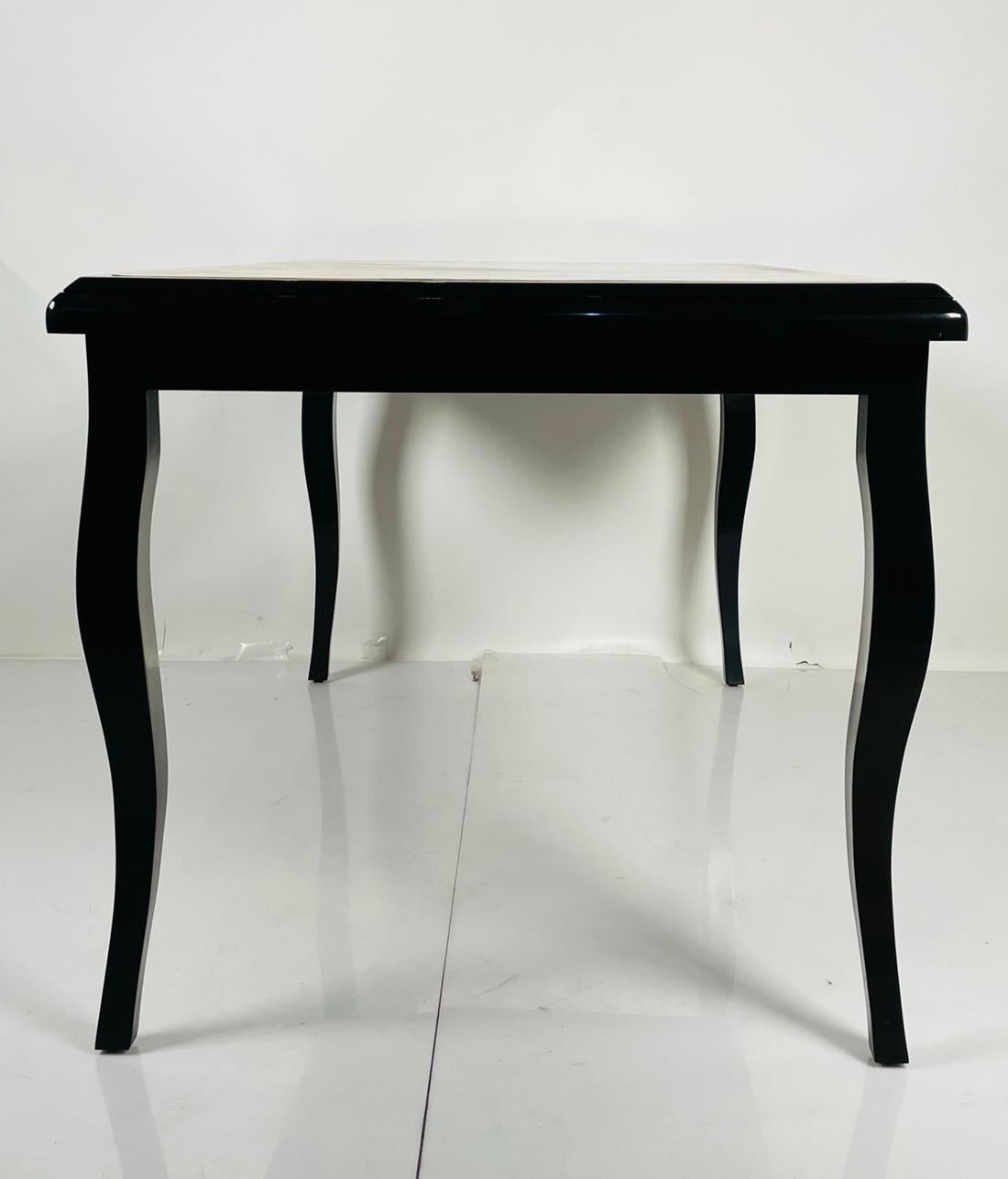 Late 20th Century Vintage Desk With Burlwood Top in the style of Pace Collection, USA 1970's For Sale