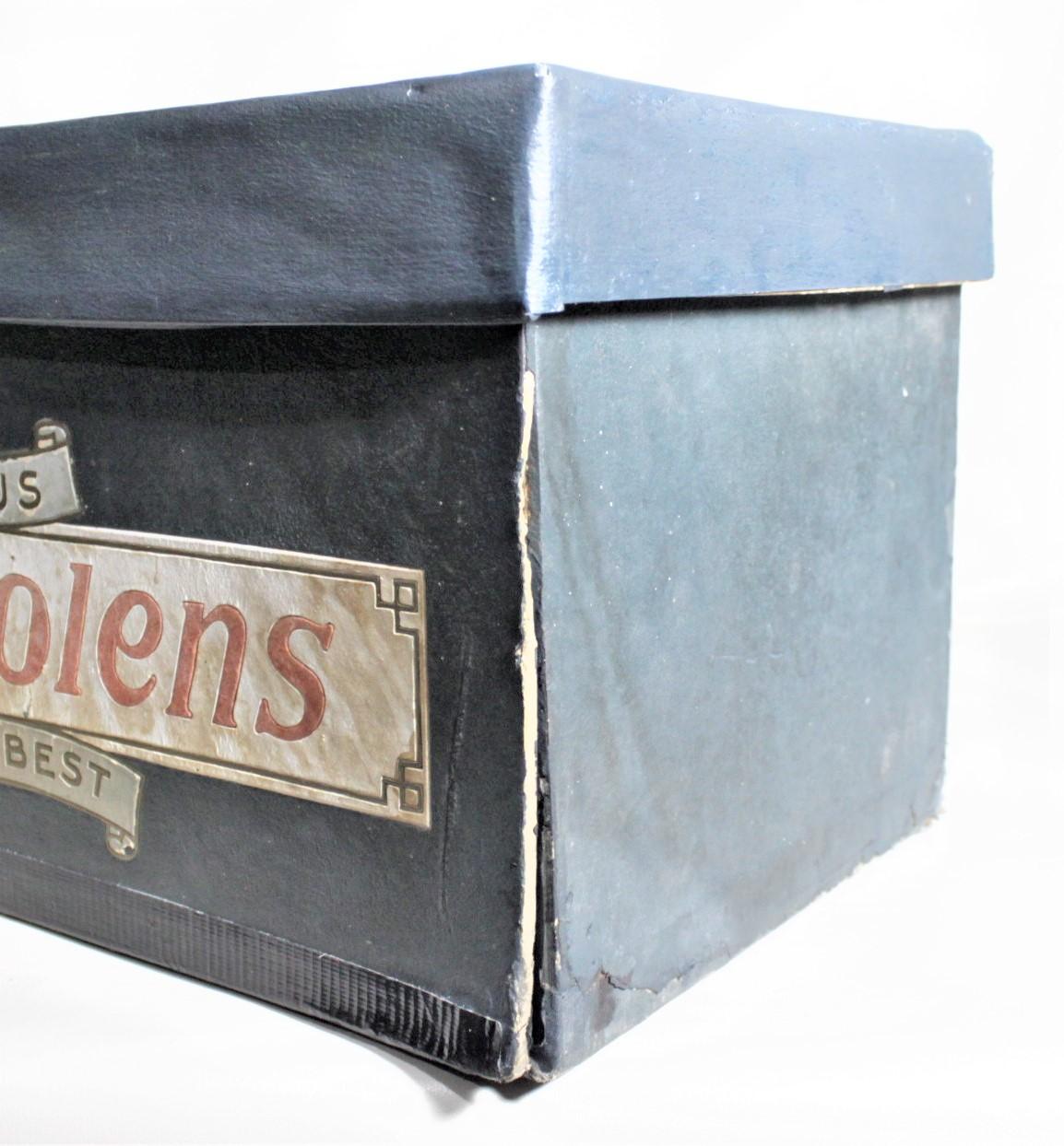 Machine-Made Vintage Detmer Woolens Advertising Store Display or Salesman's Sample Box For Sale