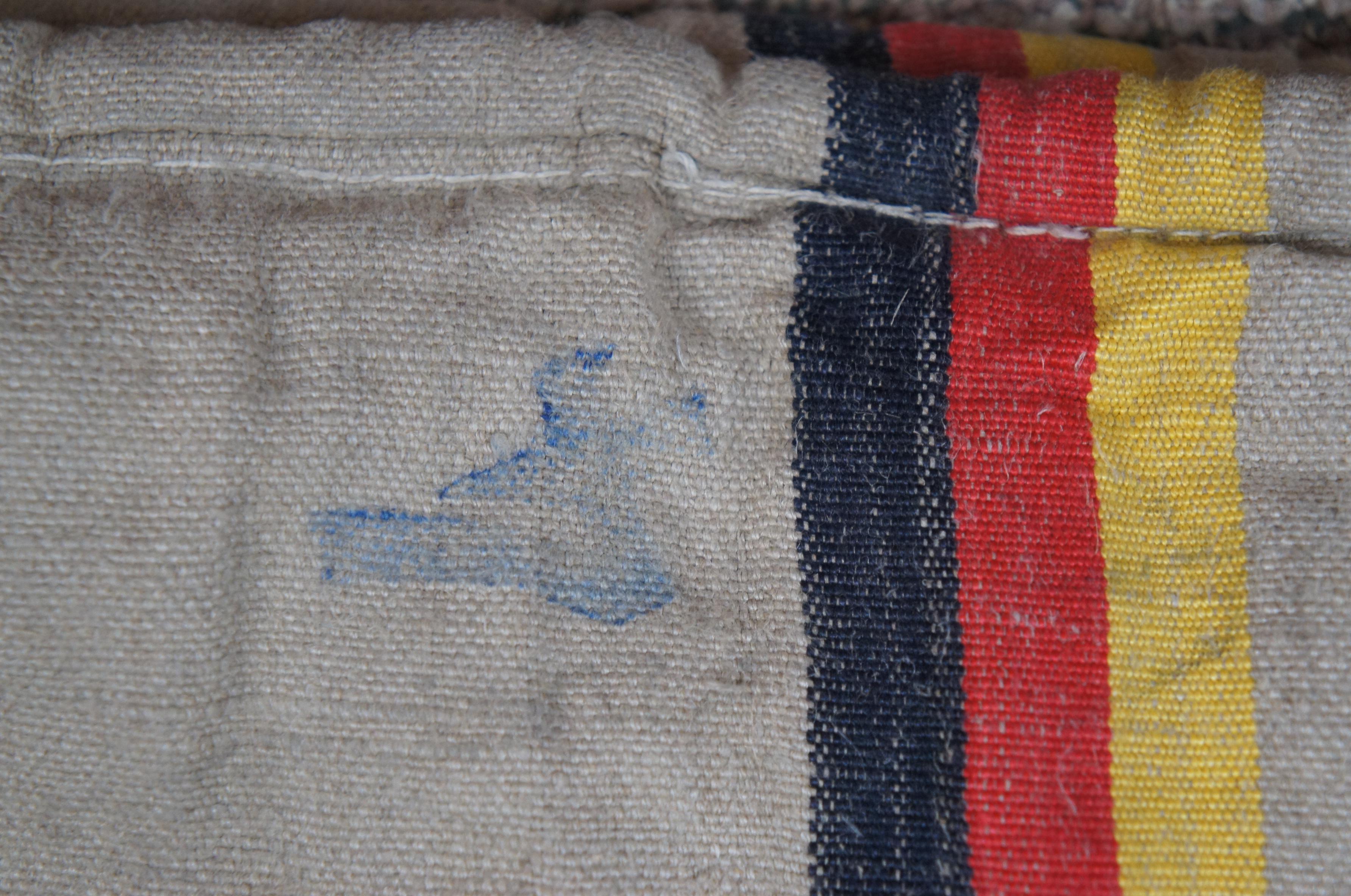 Vintage Deutsche Bundespost West Germany Post Mail Bag Canvas Sack Postal 4