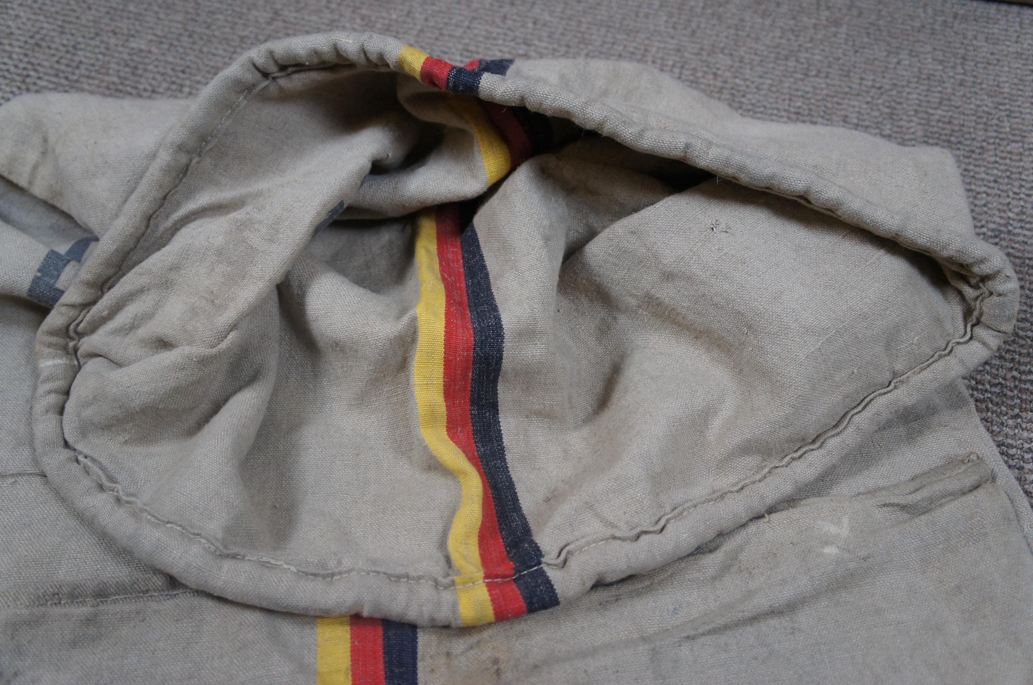 Vintage Deutsche Bundespost West Germany Post Mail Bag Canvas Sack Postal 2
