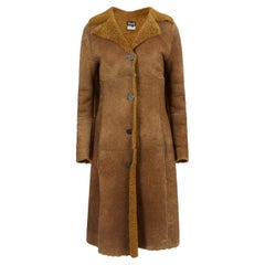 Vintage D&G F/W 2002 Brown Shearling Coat