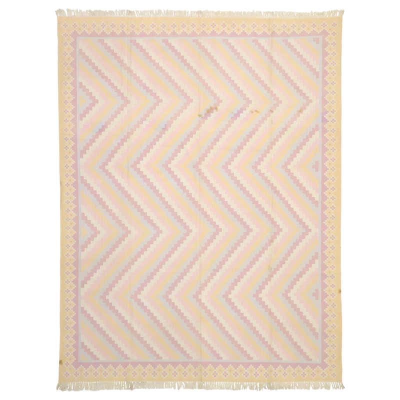 Contemporary Beach Style Area Rug with Grid Pattern and Coastal Living ...