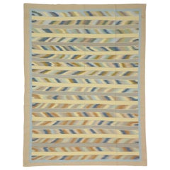 Vintage Dhurrie Rug with Bohemian Southwestern Desert Style