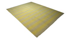 Vintage Dhurrie Rug with Stripes, from Rug & Kilim