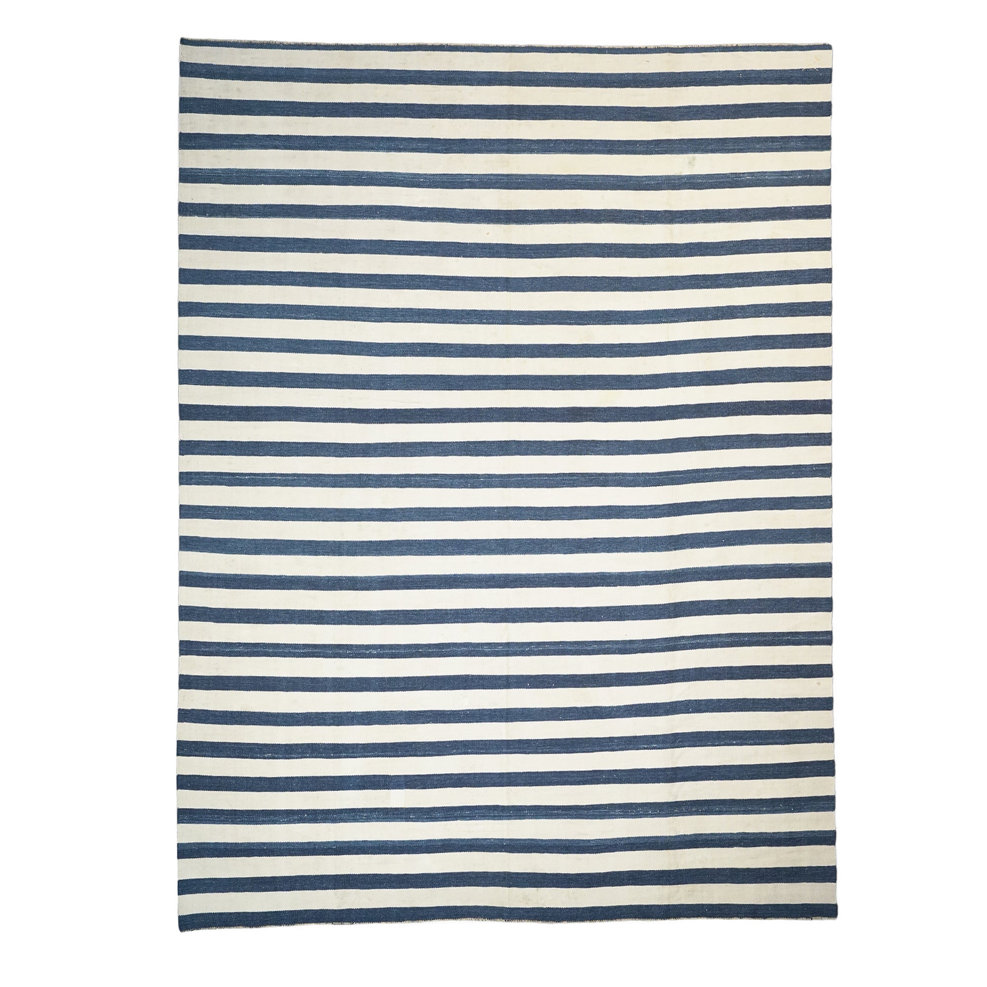 Tappeto Dhurrie vintage con strisce, da Rug & Kilim