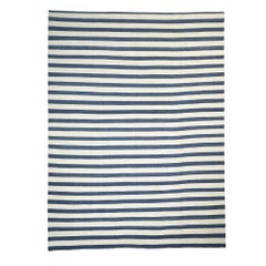 Tappeto Dhurrie vintage con strisce, da Rug & Kilim