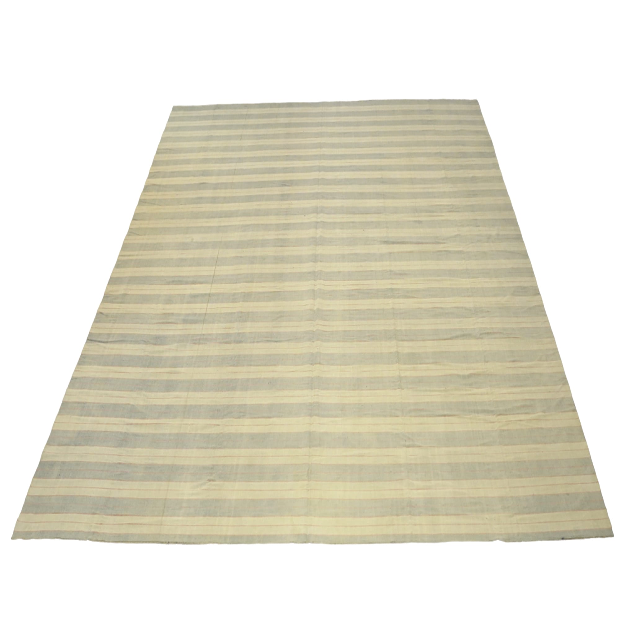 Vintage Dhurrie-Teppich mit Streifen, von Rug & Kilim im Angebot
