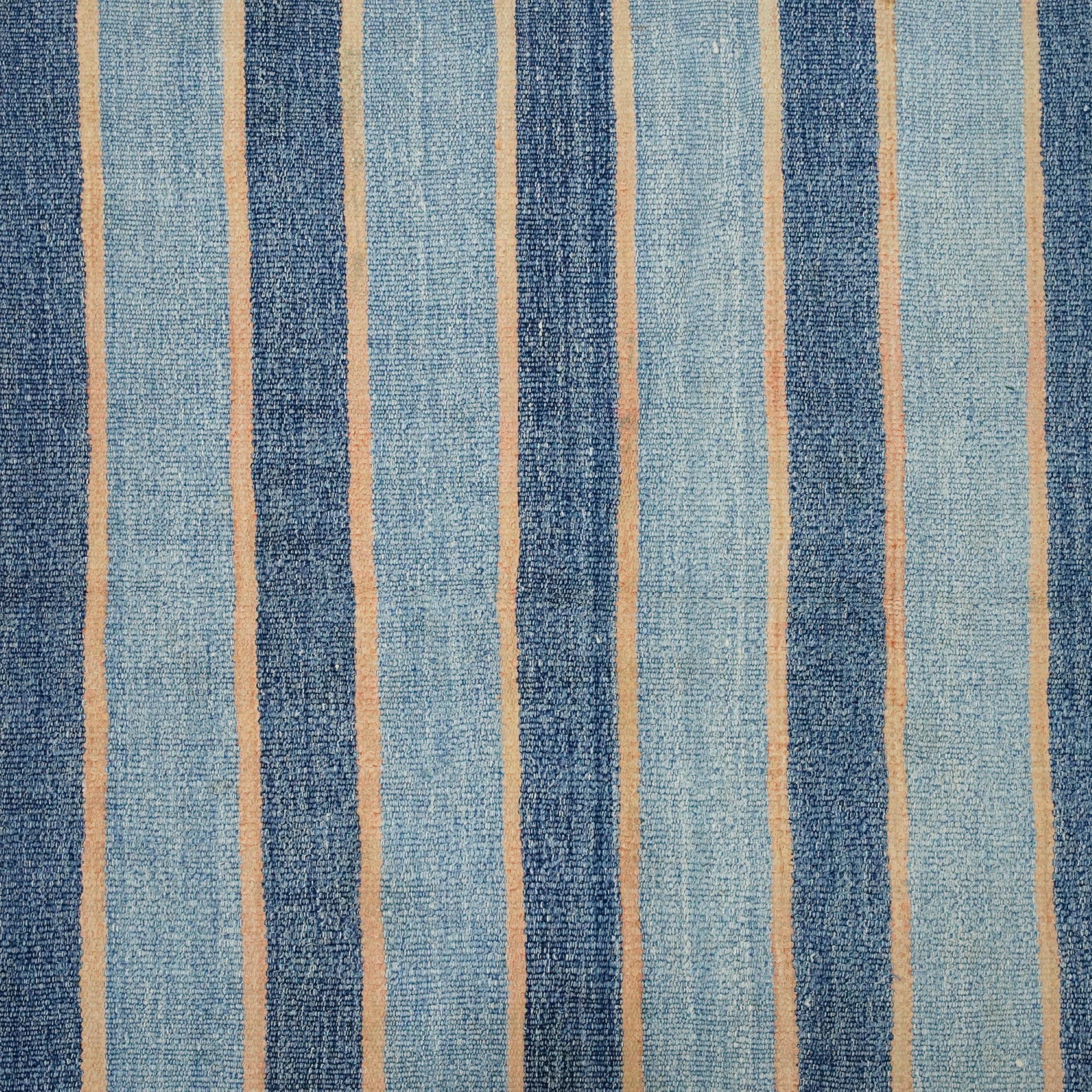 This 4x10 vintage Dhurrie rug is an exciting new curation from Rug & Kilim’s latest acquisition of rare and exemplary mid-century flatweaves of the same style. Handwoven in cotton, it originates from India circa 1950-1960. 

On the Design: