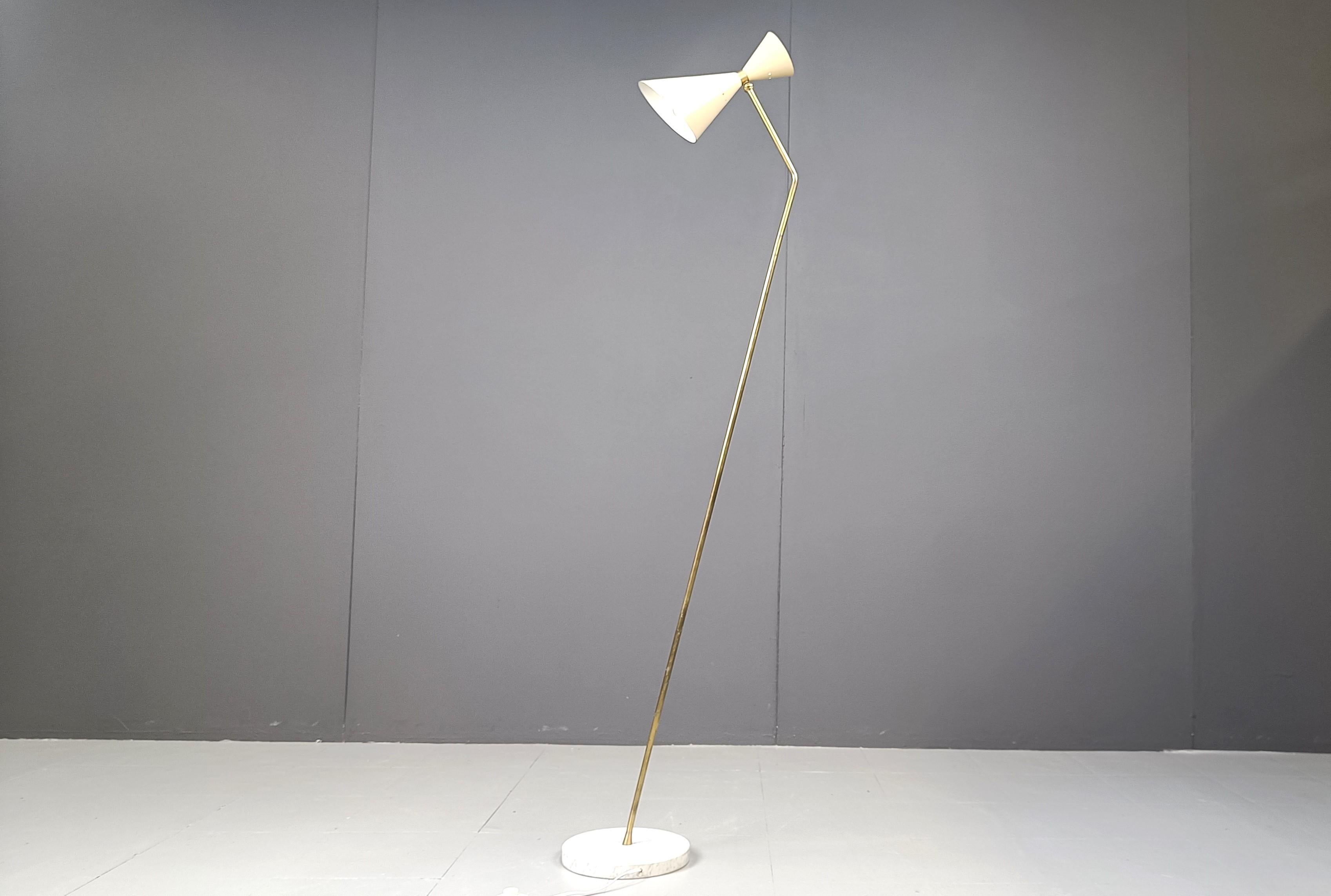 Lámpara de pie diábolo vintage, años 60 en venta 2