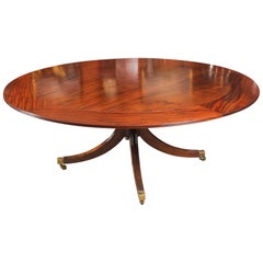 Vintage Diam Mahogany Jupe Dining Table and Leaf Cabinet, Mid-20th Century