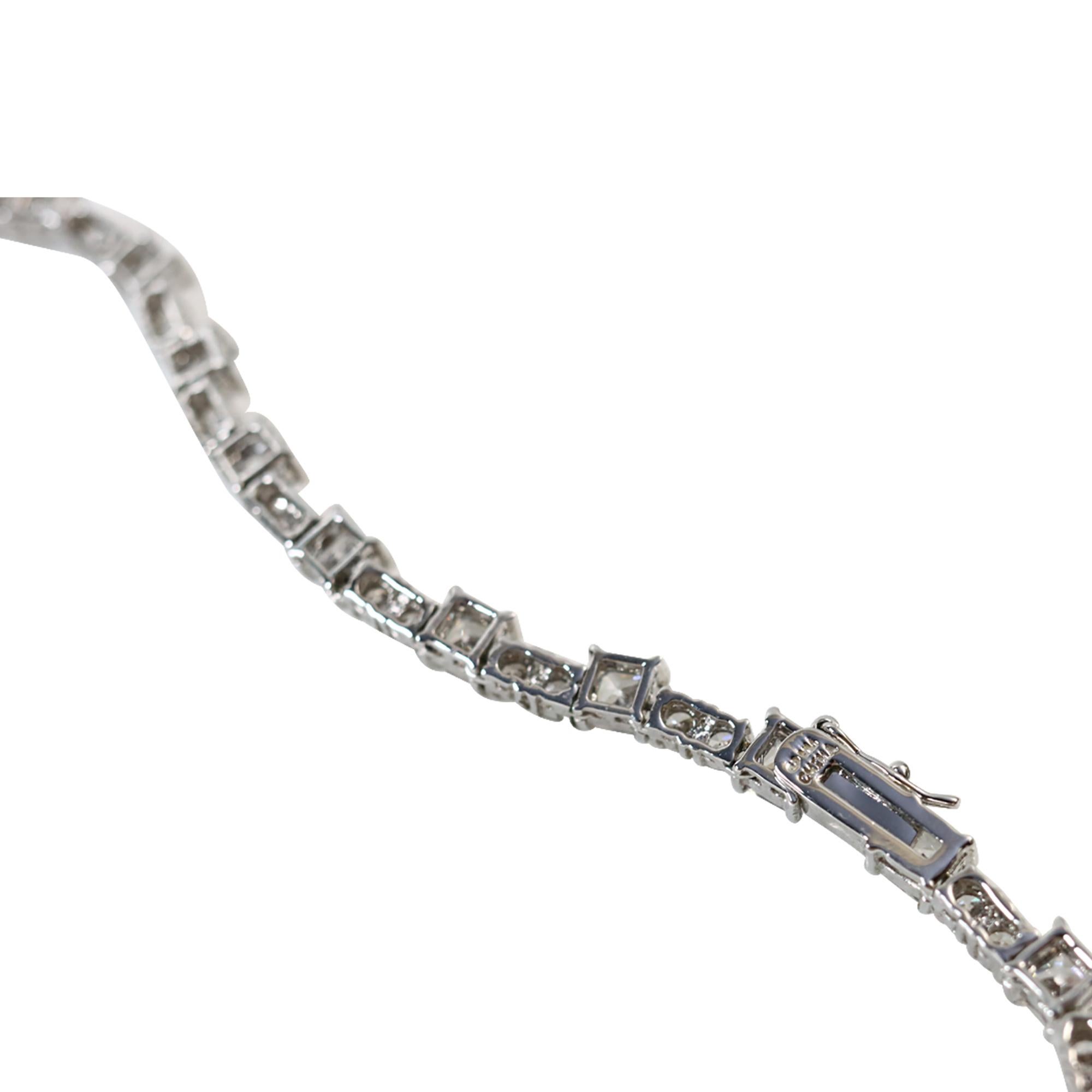 Collar Vintage de Piezas Colgantes de Diamante Circa 1990s en venta 6