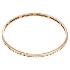 Vintage-Armreif aus 18-karätigem Weißgold mit Diamanten