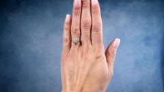 Vintage Diamond 18k Yellow Gold Illusion Flower Ring