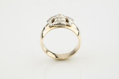 Vintage Diamond 32° Master Mason Ring Scottish Rite in Yellow Gold