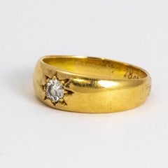 Vintage Diamond and 18 Carat Gold Ring