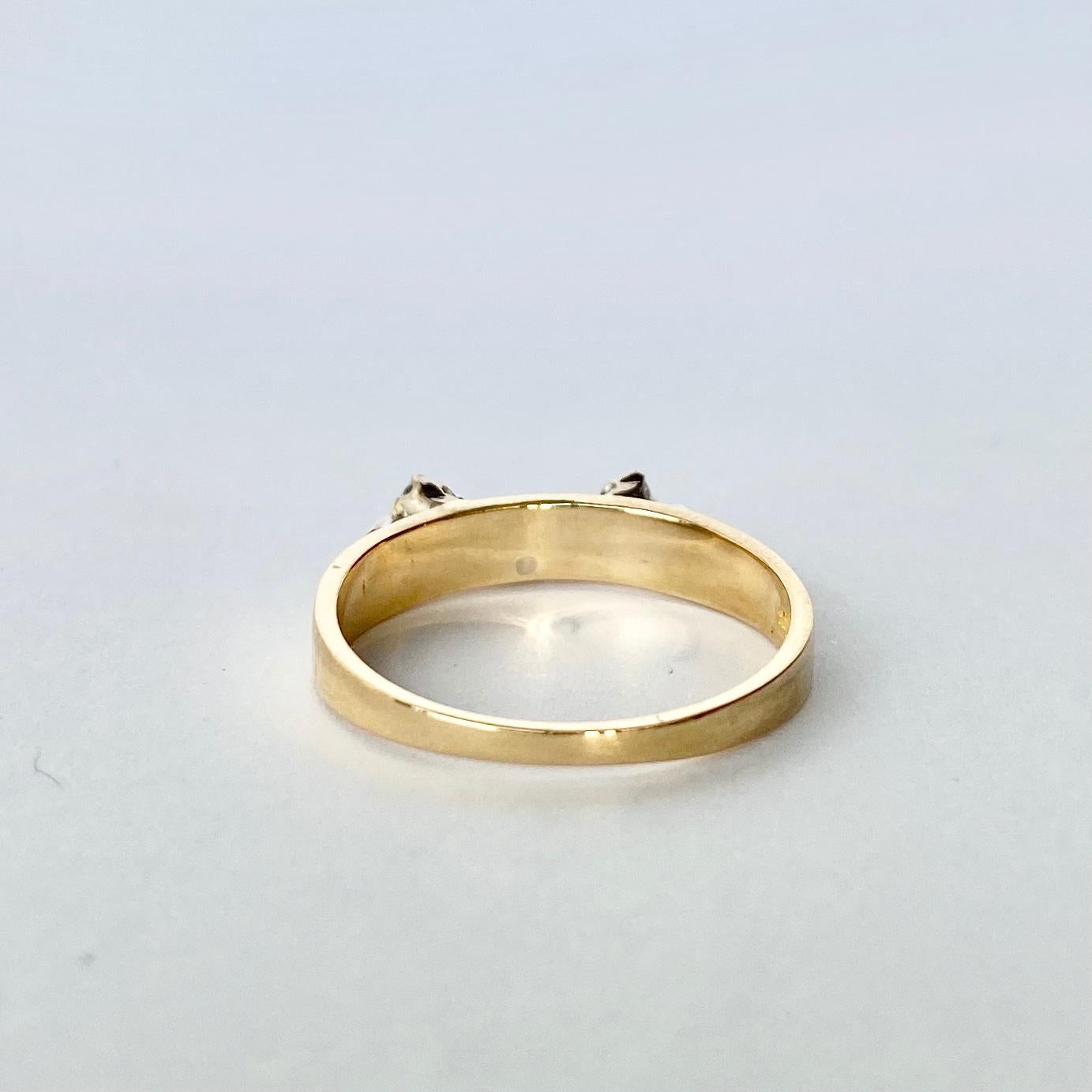 18 karat gold ring worth