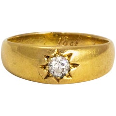 Vintage Diamond and 18 Carat Gold Ring